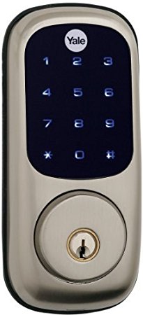 Yale Real Living Keyless Touchscreen Deadbolt with Z-Wave in Satin Nickel (YRD220-ZW-619) by Yale Security