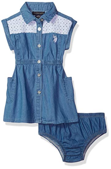 U.S. Polo Assn. Baby Girls Casual Dress