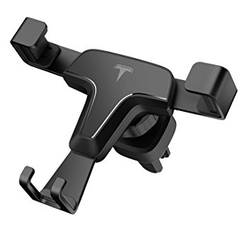 Car Mount Holder - Pohopa Universal Smartphones Car Air Vent Mount Holder Cradle with 360 Rotation for iPhone X 8 8plus 7 7 Plus SE 6s 6 Plus 6 5s 5 4s 4 Samsung Galaxy S6 S5 S4 LG Nexus Sony Nokia and More (Black)