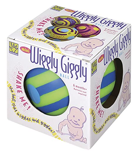 Toysmith Mini Wiggly Giggly Ball (Assorted Colors)