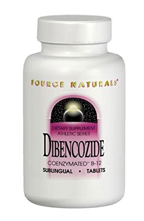 Source Naturals Dibencozide Sublingual, Primary Coenzyme form of Vitamin B-12,120 Tablets