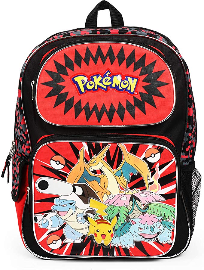 Pokemon and Friends 16 Inch Backpack School Bag