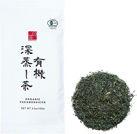 Ocha & Co. Organic Japanese Fukamushi Deep Steamed Sencha Loose Leaf Green Tea 100g 3.5oz