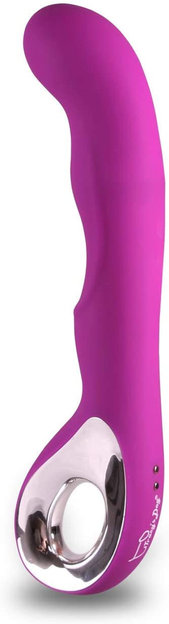 Waves G Spot Dildo Vibrator for Anal Vagina Clitoris Stimulation with 10 Vibration Patterns, Rechargeable Adult Sex Toys for Women Solo Play Couples, Violet