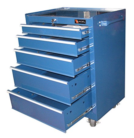 Excel TB2605X-Blue26-Inch Steel Roller Cabinet, Blue