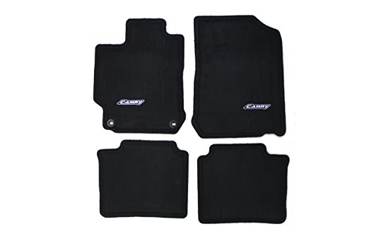 Genuine Toyota Accessories PT208-03120-20 Custom Fit Carpet Floor Mat - (Black), Set of 4