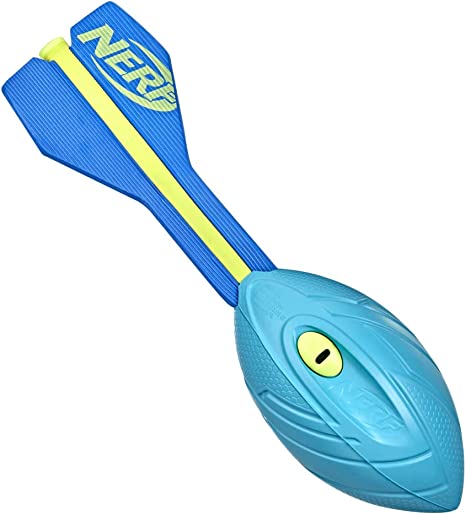 Nerf Vortex Aero Howler Foam Ball, Long-Distance Football, Flight-Optimizing Tail, Whistle, Amazon Exclusive Neon Color