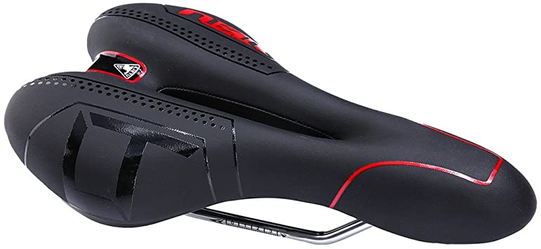 ZHIQIU Comfortable Men Wemen Bike Seat Mountain Bicycle Saddle Cushion Cycling Pad Waterproof Soft Breathable Central Relief Zone and Ergonomics Design Fit for Road Bike,Mountain Bike and Folding Bike