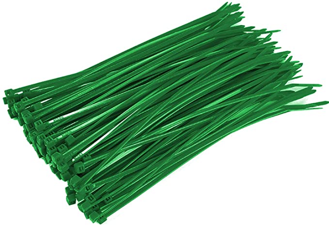 Rocutus Plant Ties Zip Ties,1000 Pieces Durable Self-Locking Nylon Plant Zip Ties Garden Tie Tape Thick Plant Ribbon Garden Green Plant Ties for Indoor Outdoor Patio Plant Use (7.87 Inch, Green)