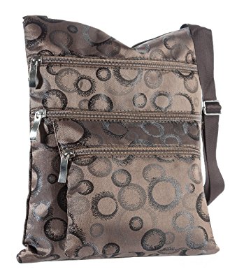 Suvelle Blurred Circle Crossbody Bag, Everyday Swingpack Travel Purse, Messenger Handbag #607