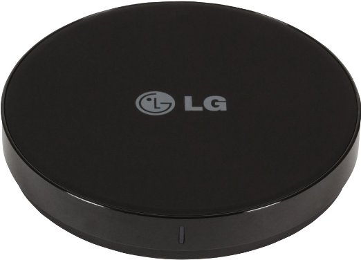 LG Electronics WCP-300 Wireless Charging Pad - Retail Packaging - Black