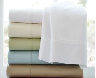 400- Thread- Count 100- Percent Cotton Sateen 6 Piece Sheet Set, Full, Taupe