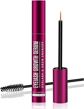 Lash Serum,Eyelash Growth Serum, Eyelash Serum, Lash Serum for Eyelash Growth, Boost Lash Growth Serum, Advanced Formula for Longer, Fuller, and Thicker Lashes, Luscious Lashes and Eyebrows, 5ML