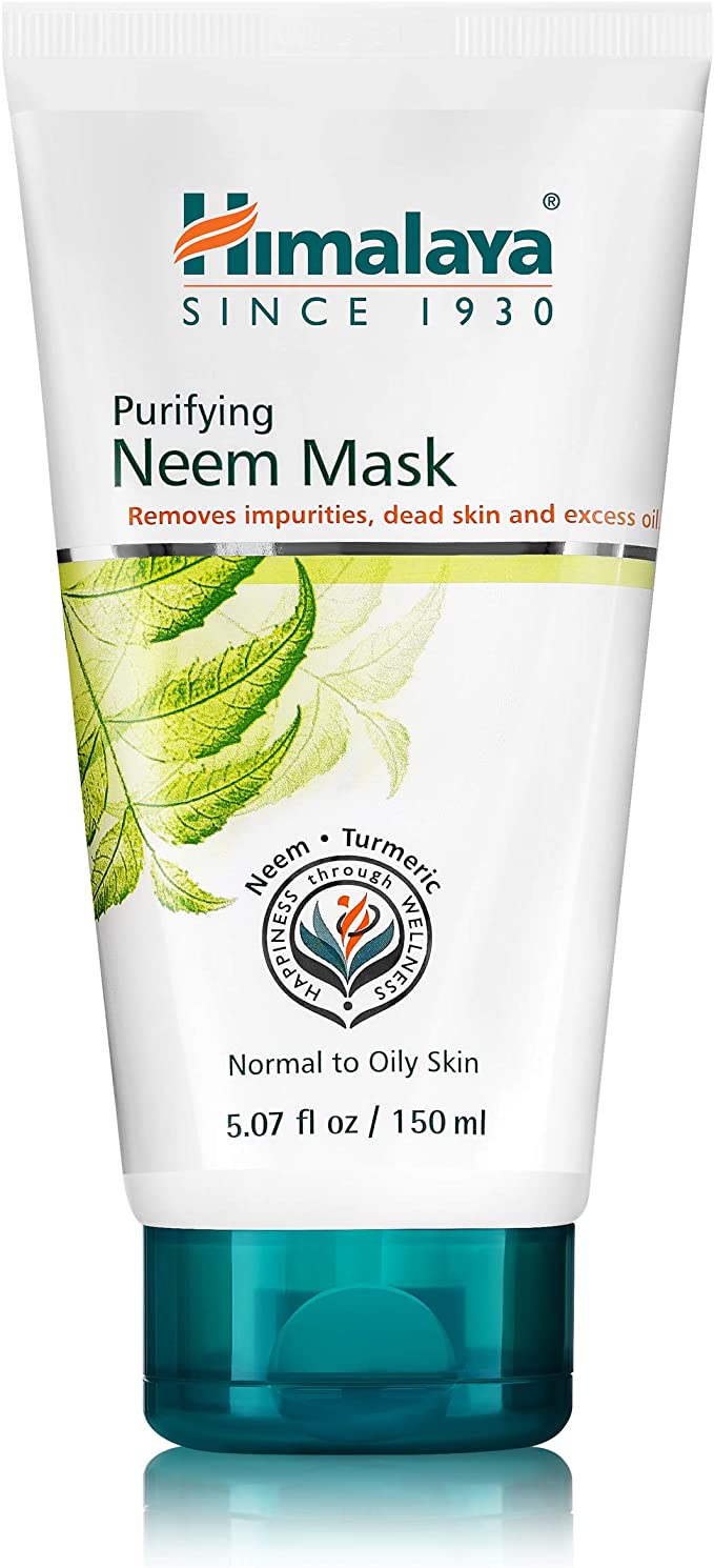 Himalaya Purifying Neem Mask with Turmeric, Normal to Oily Skin 5.07oz/150ml