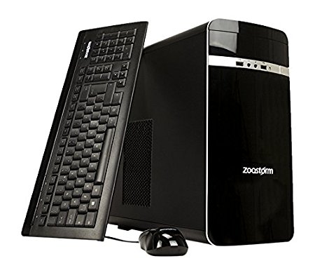 Zoostorm Origin Desktop PC - AMD A8-7600 Processor, 4GB RAM, 1TB Hard Drive, DVD/RW, Windows 7 Professional (includes Windows 10 Pro license)