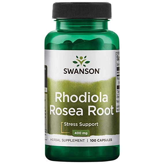 Swanson Rhodiola Rosea Root 400Mg 100 Capsules
