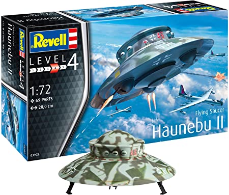 Revell 03903 Flying Saucer Haunebu, Multi Colour, 1:72 Scale