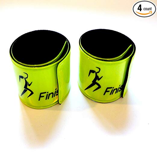 Finish It! Gear Reflective Snap Wrist & Ankle Pop Bands – Reflective Gear for Running, 2-Packs, 4-Packs, 6-Packs. Perfect for Walking, Biking, Pets, and Children for Night Safety!