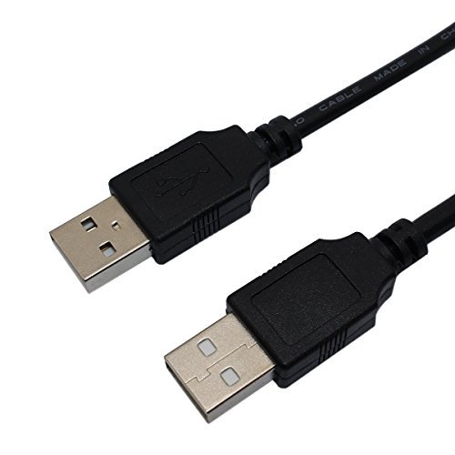 USB Extension Cable AM to AM USB 2.0 Cable Type A Male to Type A Male (25FT,Black)