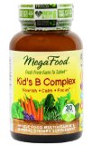 MegaFood - Kids B Complex Supports the Health of the Nervous System 30 Tablets Premium Packaging