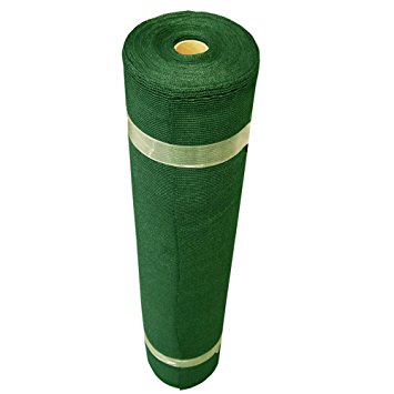 Coolaroo Light Shade Fabric Roll 12ft by 50ft Forest Green