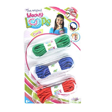 Weavy Loops Cord Refill Pack - Fun DIY Craft Supplies Assorted Colors Sizes