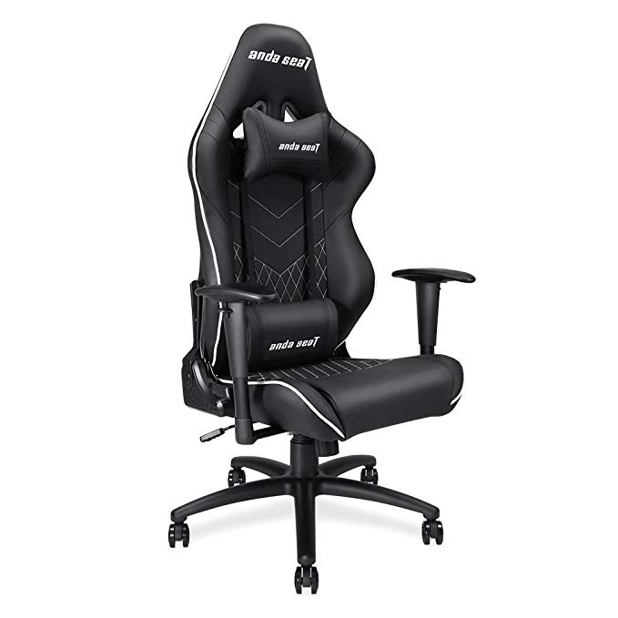 Anda Seat Assassin Series High Back Gaming Chair,Recliner Office Chair,Adjustable Racing Chair with Lumbar Support and Headrest(Black)