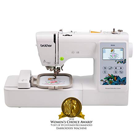 Brother Embroidery Machine, PE535, 80 Built-In Designs, Large LCD Color Touchscreen Display, 25-Year Limited Warranty