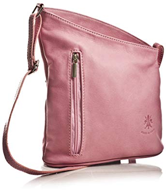 Big Handbag Shop Womens Small Genuine Soft Venenzi Italian Leather Cross Body Bag