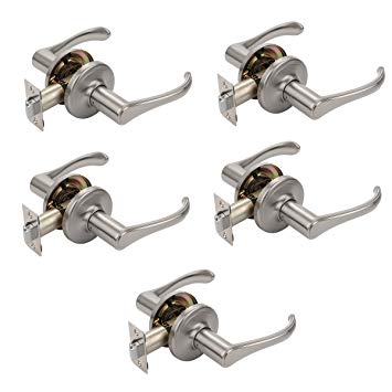 Dynasty Hardware VAI-82-US15 Vail Lever Passage Set, Satin Nickel, Contractor Pack (5 Pack)
