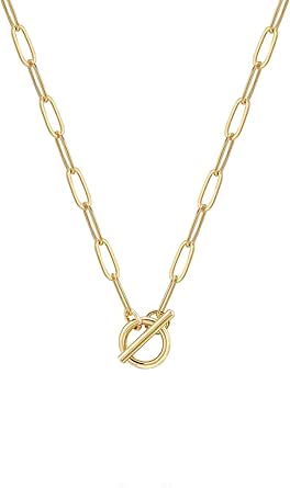 Lcherry Dainty Choker Necklace for Women 14K Gold Plated Choker Necklace Gifts for Her