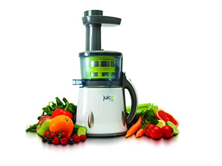 Juica Cold Press Electric Masticating Slow Juicer - Get 40% More Juice From Fruits & Vegetables Like Citrus, Oranges, Wheatgrass, & Nuts