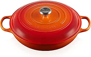 Le Creuset Enameled Cast Iron Signature Braiser, 5 qt. , Flame