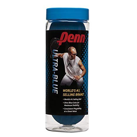Penn Ultra Blue Racquet Squash Balls (3 Ball Can) -