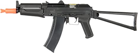 lancer tactical aks-74u electric airsoft gun metal gear fps-400 (black)(Airsoft Gun)