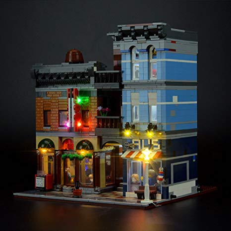 LIGHTAILING Light Set for ( Expert Detective's Office) Building Blocks Model - Led Light kit Compatible with Lego 10246(NOT Included The Model)