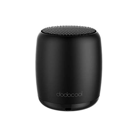 dodocool Mini Wireless Bluetooth Speaker with Selfie Remote Control Built-in Mic Rechargeable 33-Feet Wireless Range Low Harmonic Distortion