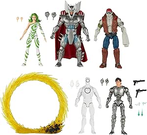 Marvel Hasbro Legends Series: X-Men Villains, 60th Anniversary Action Figure Set, 6 inch Action Figures,Multicolor