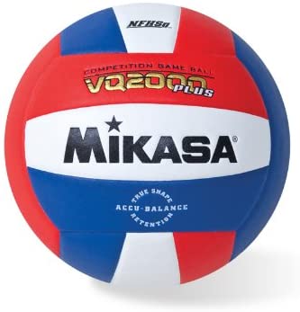 Mikasa VQ2000 Micro Cell Volleyball (Red/White/Blue)