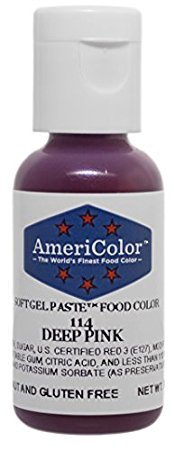 Americolor Soft Gel Paste Food Color, .75-Ounce, Deep Pink