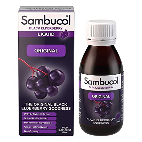 Sambucol Original Natural Black Elderberry | Antioxidant Supplement | 120ml