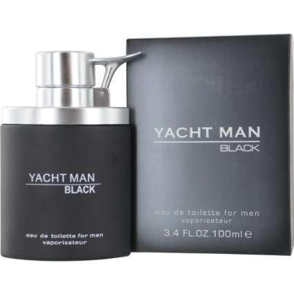 Myrurgia Yacht Man Black Eau de Toilette Spray for Men 34 Ounce