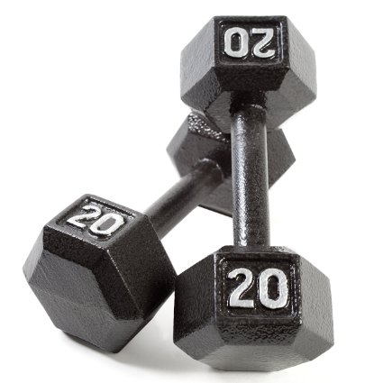 CAP Barbell Cast Iron Hex Dumbbell