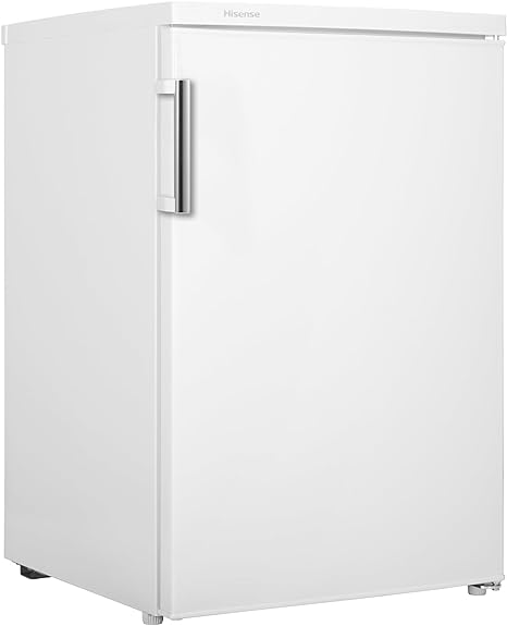 Hisense RL170D4BWE Freestanding 56cm Under Counter Fridge - 132 litre capacity - Auto Defrost - Reversible Door - White - E Rated