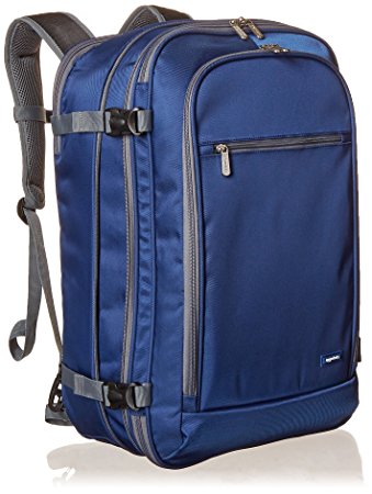 AmazonBasics 46 Ltrs Carry-On Travel Backpack, Navy