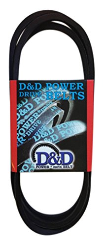 D&D PowerDrive A63/4L650 V Belt, A/4L, Rubber, 1/2" x 65" OC