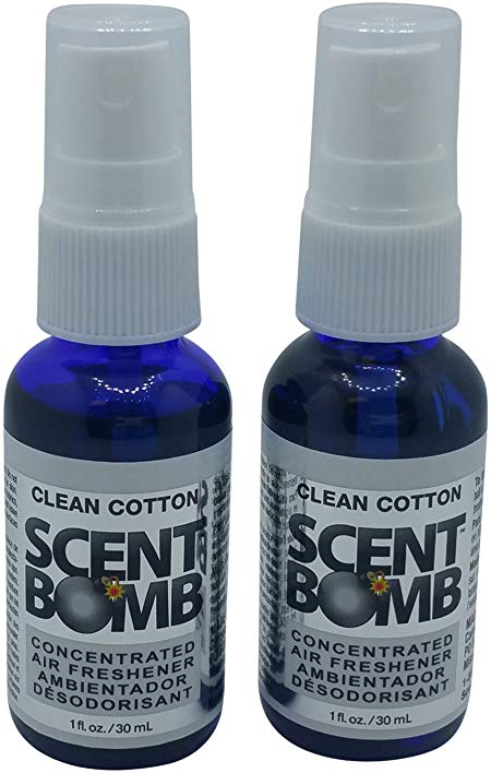 Scent Bomb Air Freshener: Clean Cotton (2 Pack)