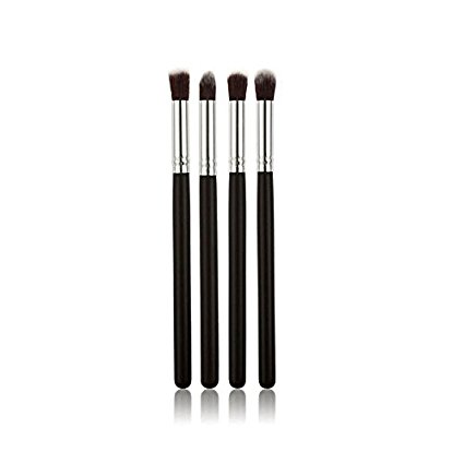 ACE 4pcs Professional Foundation Blush Blending Eyeshadow Makeup Brush Cosmetics Flat Round Angled Tapered Top Brush