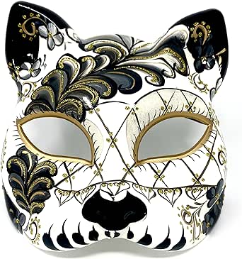 STORM BUY Steampunk Masquerade Mask For Women Lady Halloween Cat Costume Cosplay Party Mardi Gras Ball Mask