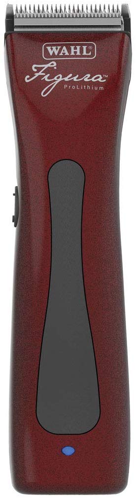 Wahl Professional Animal Figura Lithium Ion (Burgundy) Clipper Kit with a BONUS 4 oz.Clipper Oil